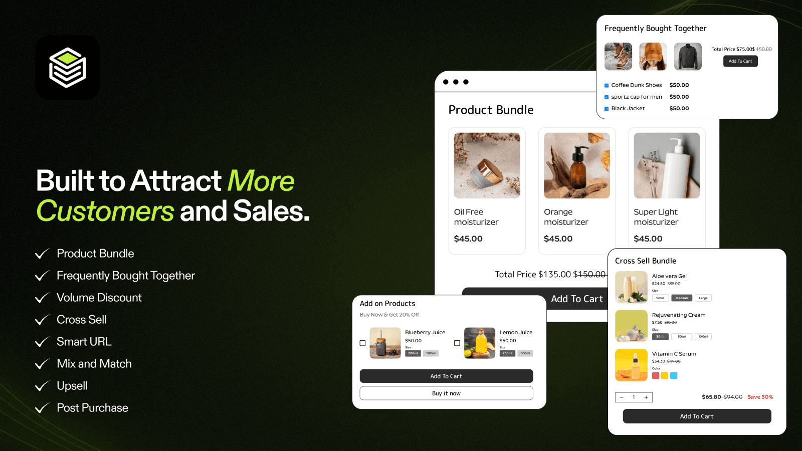Rebolt Upsell & Bundles App screenshot 1