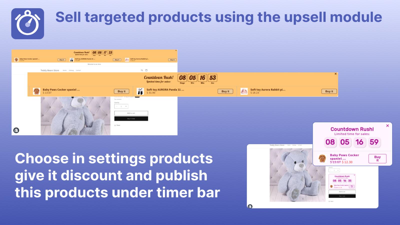 Sales Countdown Timer & Upsell screenshot 2