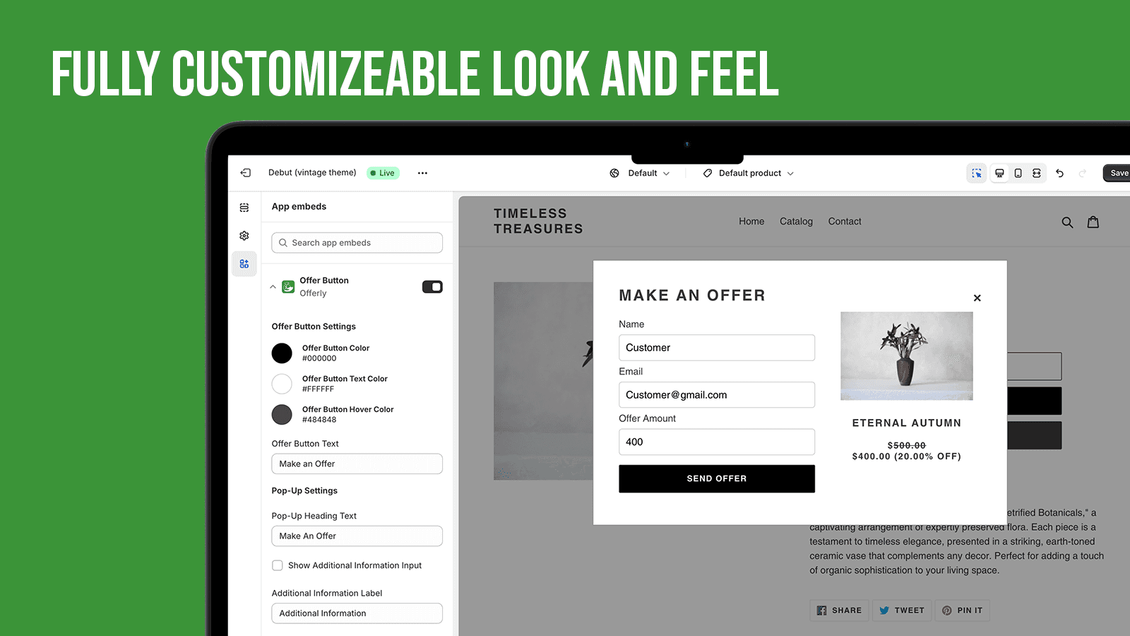 Offerly: Make An Offer Button! screenshot 2