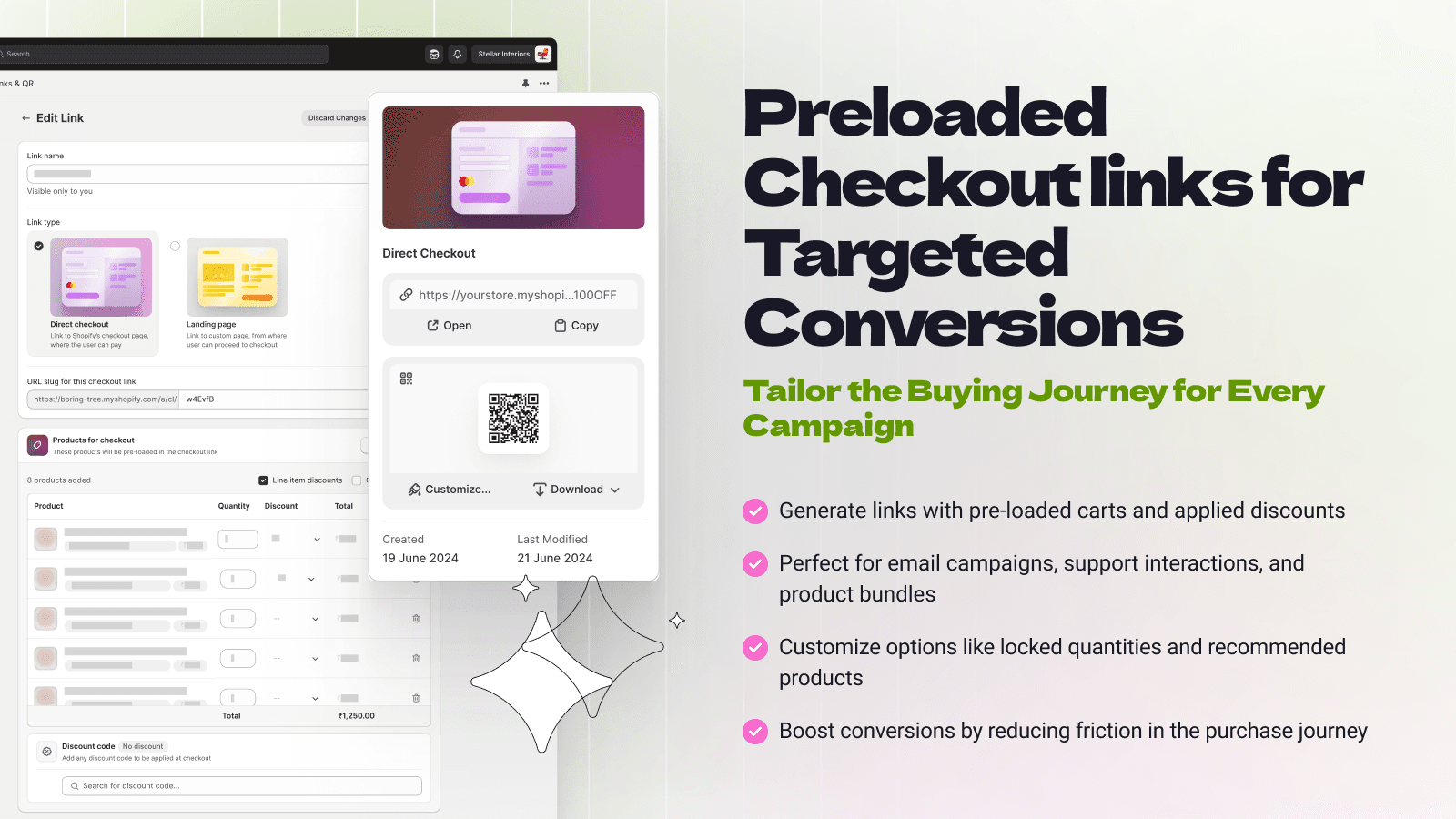 Direct ‑ Checkout Links & QR screenshot 2