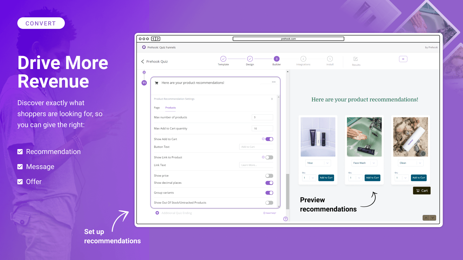 Prehook: Quiz Funnel Builder screenshot 1