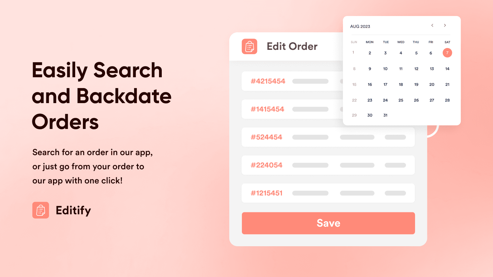 Editify Order Editing & Upsell screenshot 2