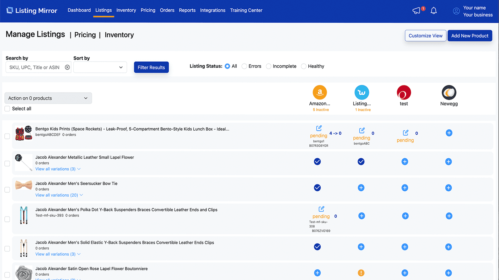 Listing Mirror screenshot 2