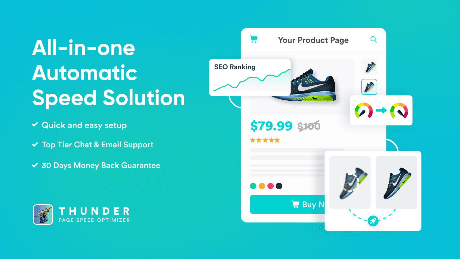 Thunder Page Speed Optimizer screenshot 1