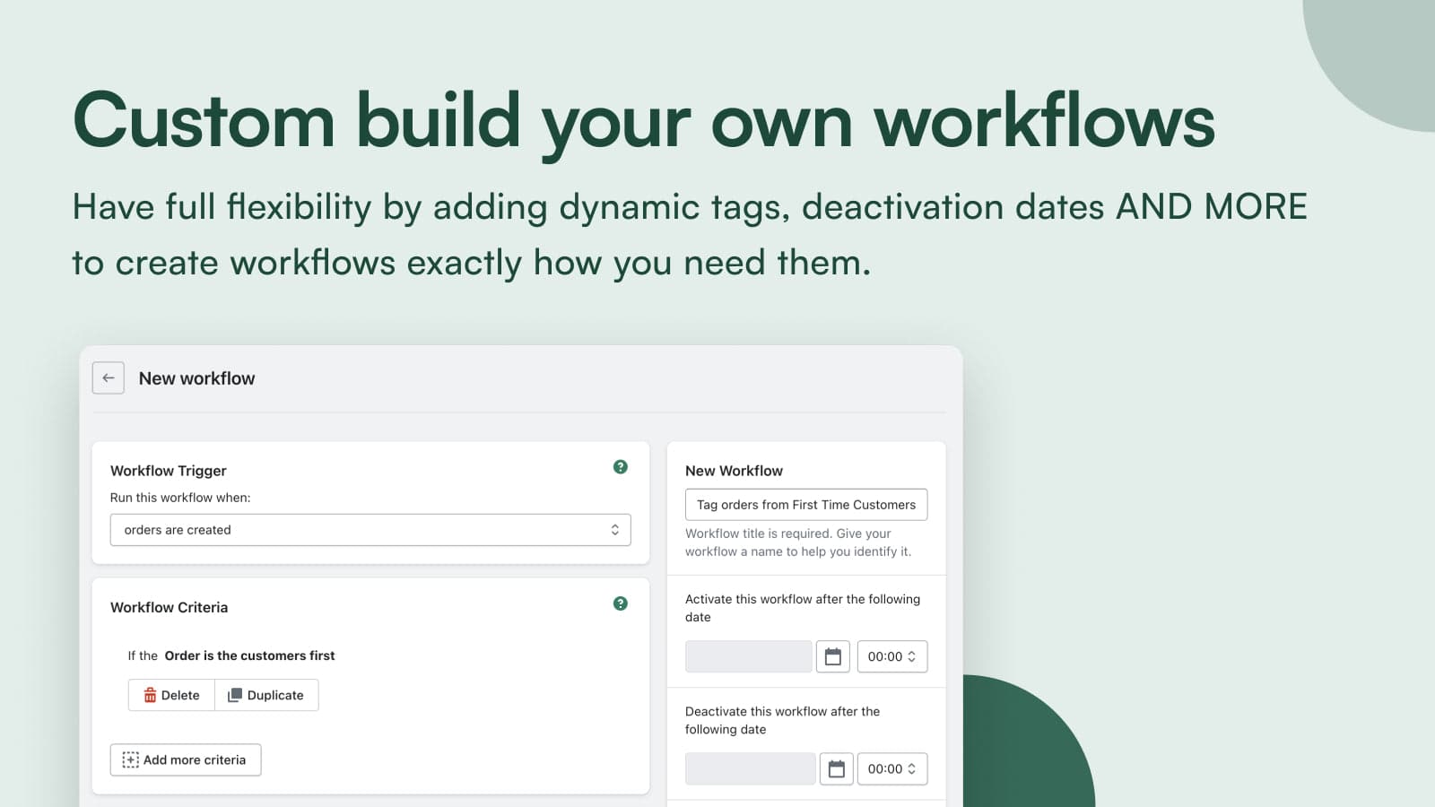AI Order Tags & Flows screenshot 2