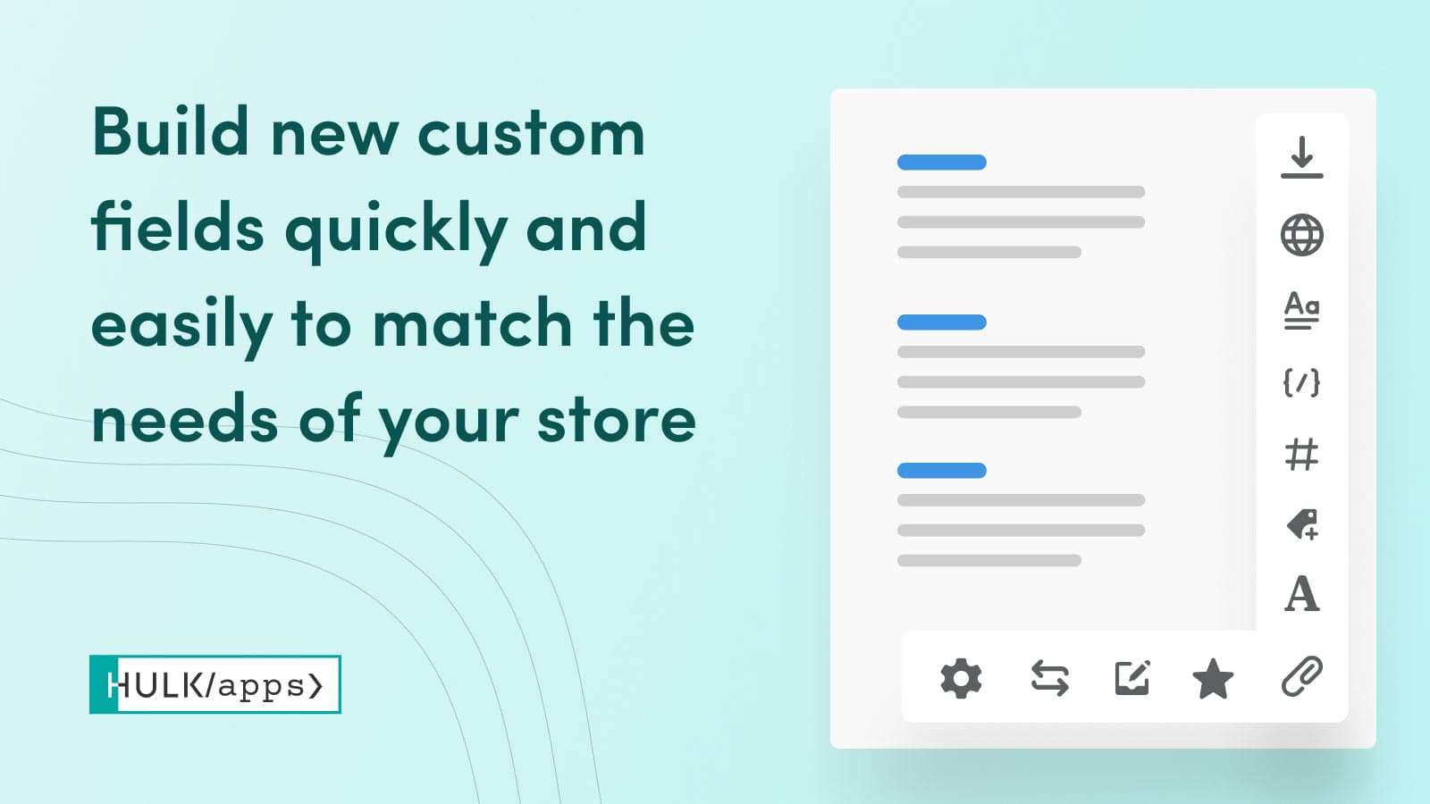 Hulk Custom Fields screenshot 1