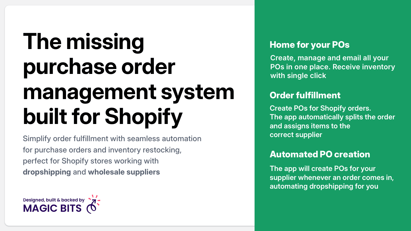 Auto Purchase Orders screenshot 1