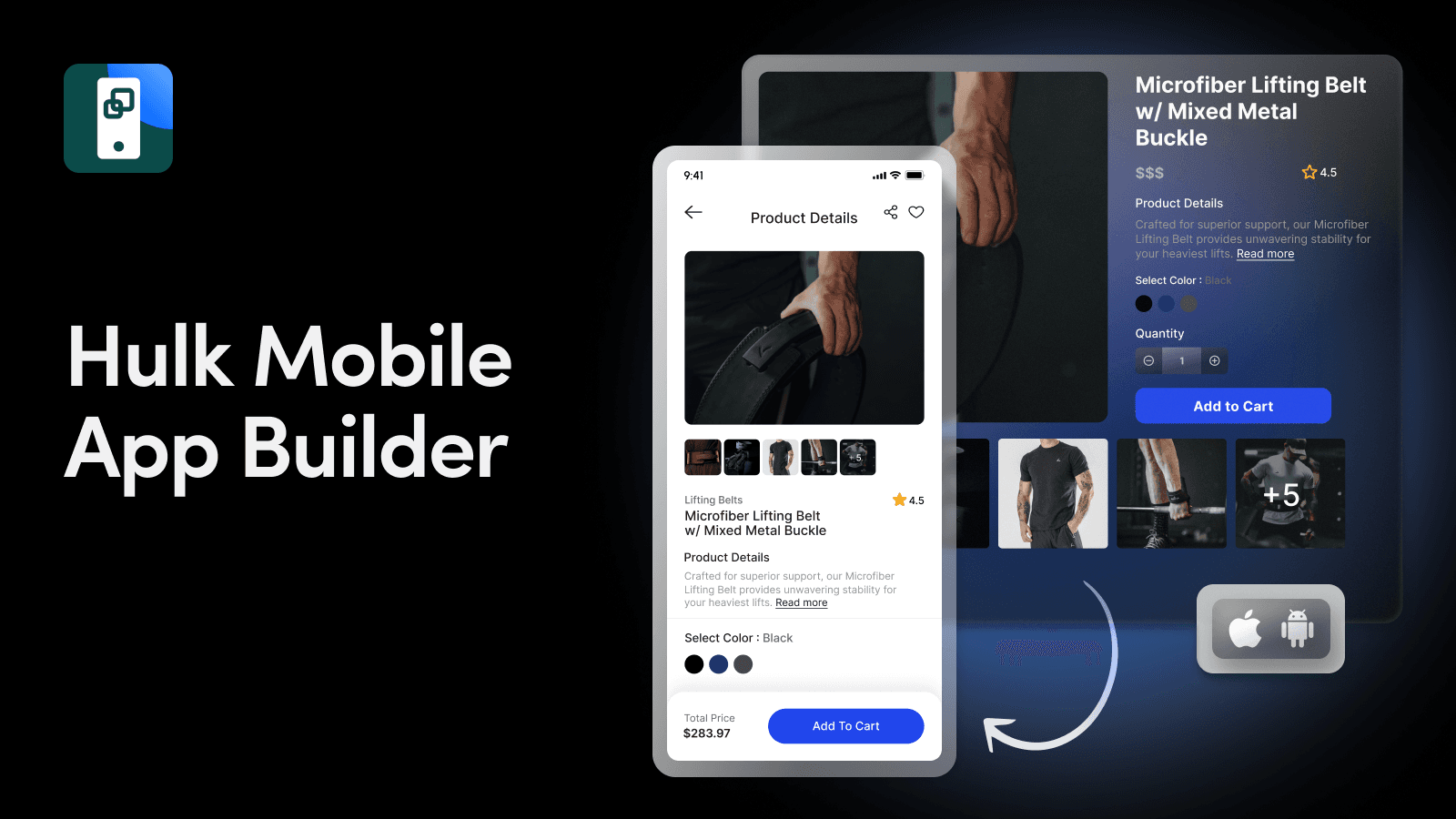 Hulk Mobile App Builder screenshot 1