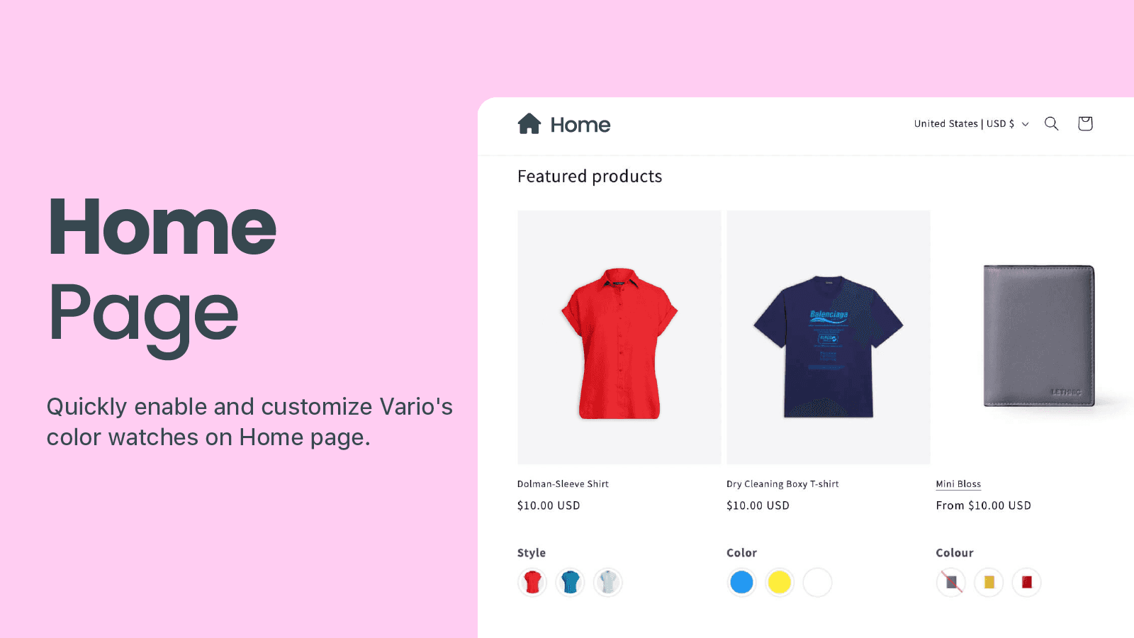 Vario ‑ Variation Swatches screenshot 2
