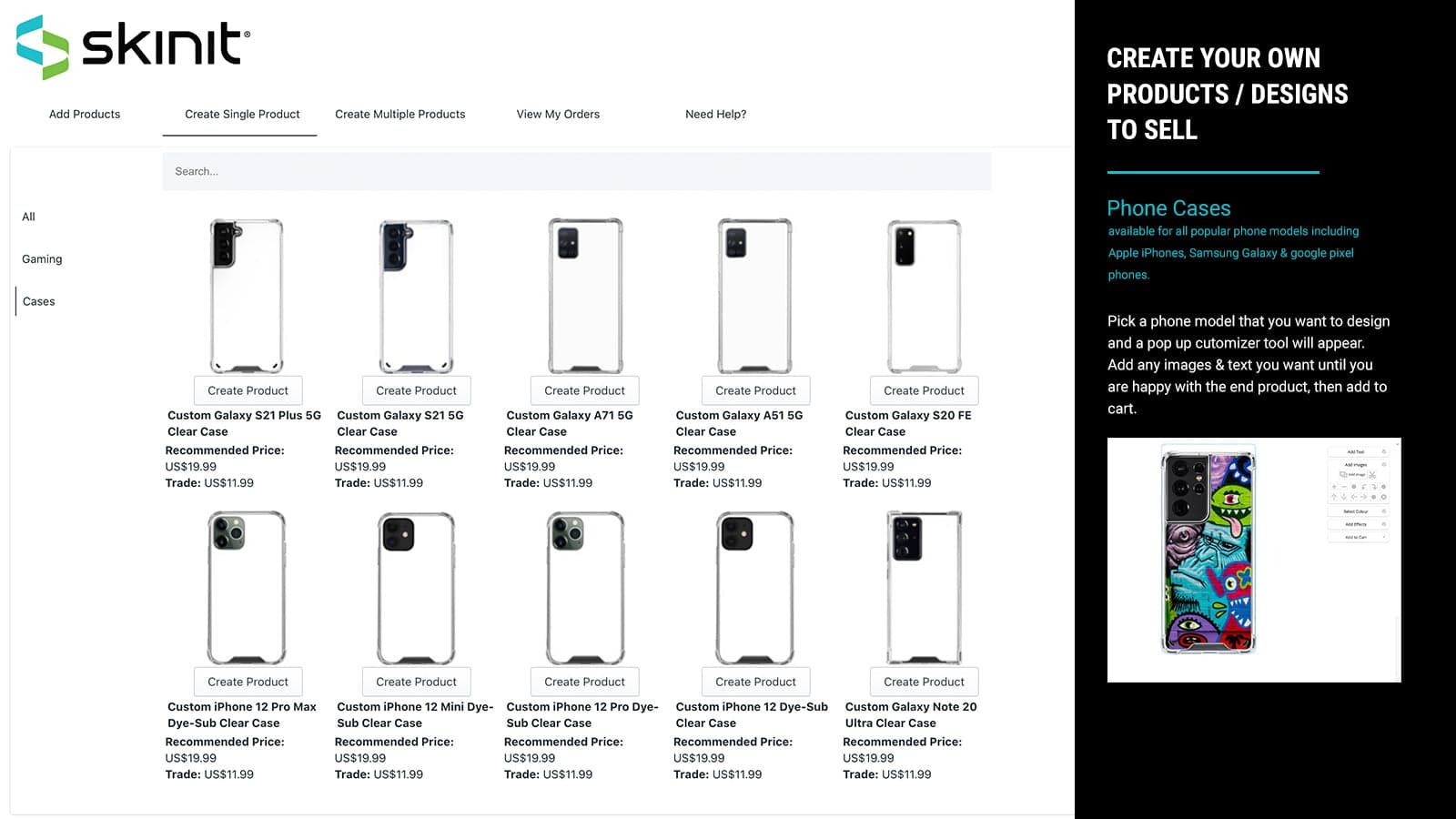 Skinit Customizer screenshot 2
