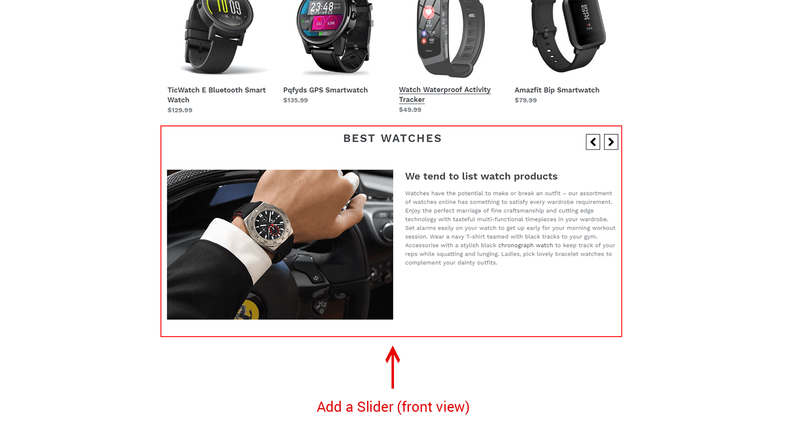 SEO Content Blocks screenshot 2