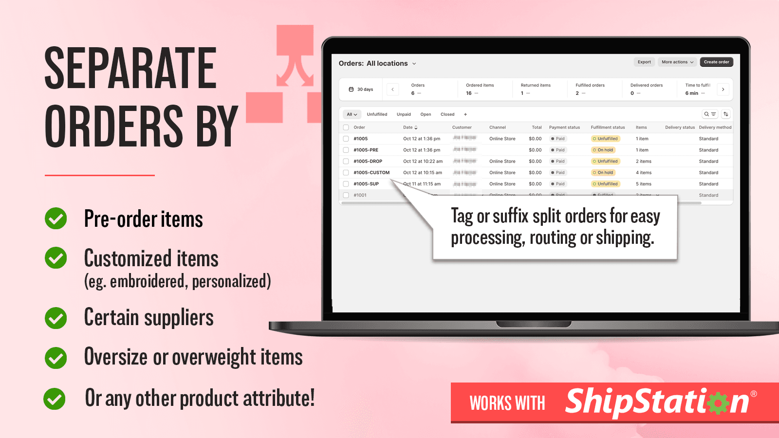 SplitOrder screenshot 2