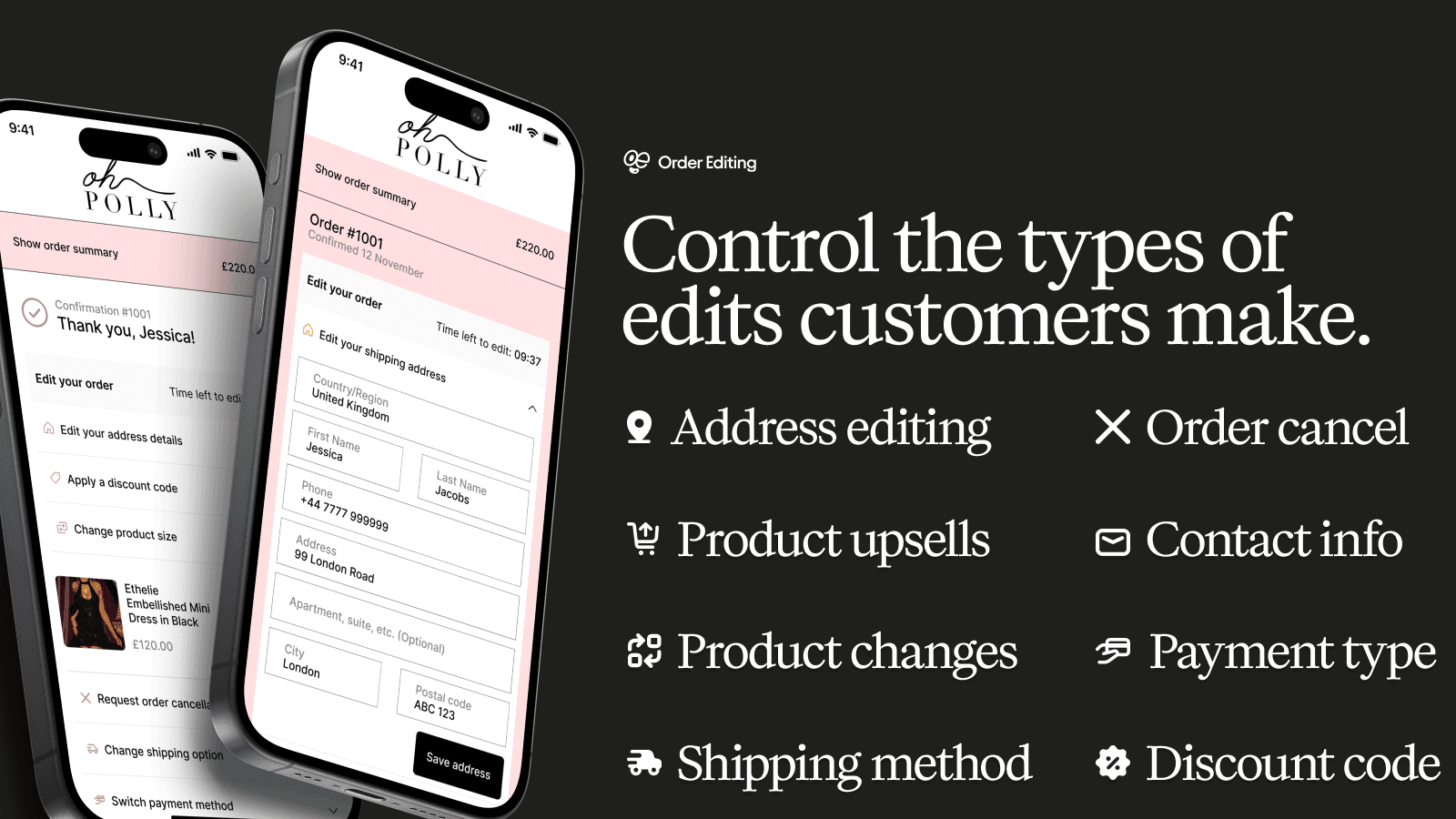 OrderEditing.com screenshot 2