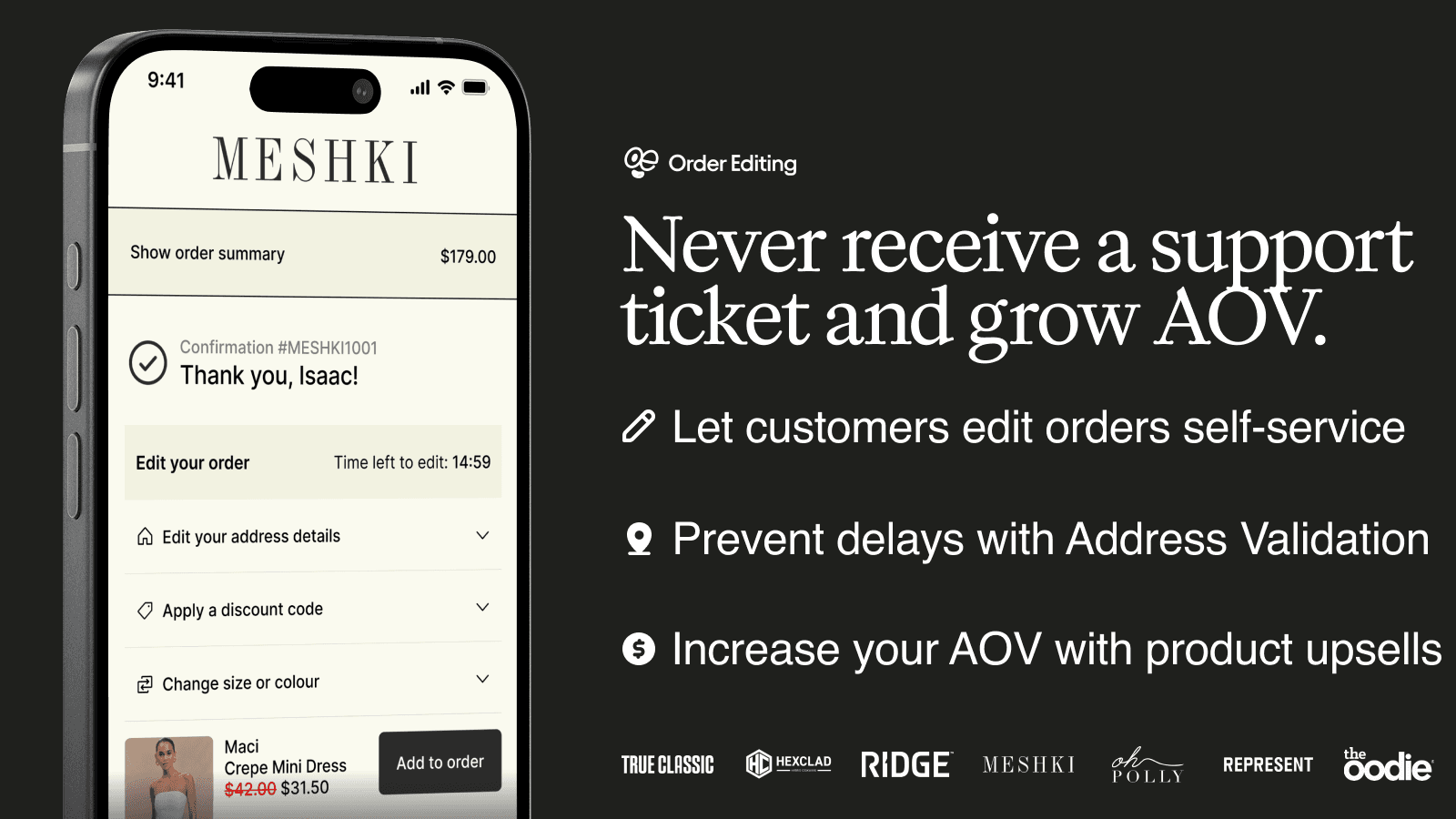 OrderEditing.com screenshot 1