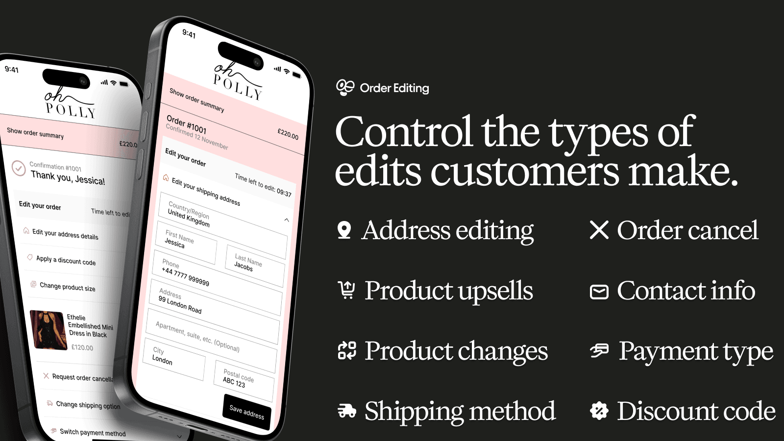 OrderEditing.com screenshot 2