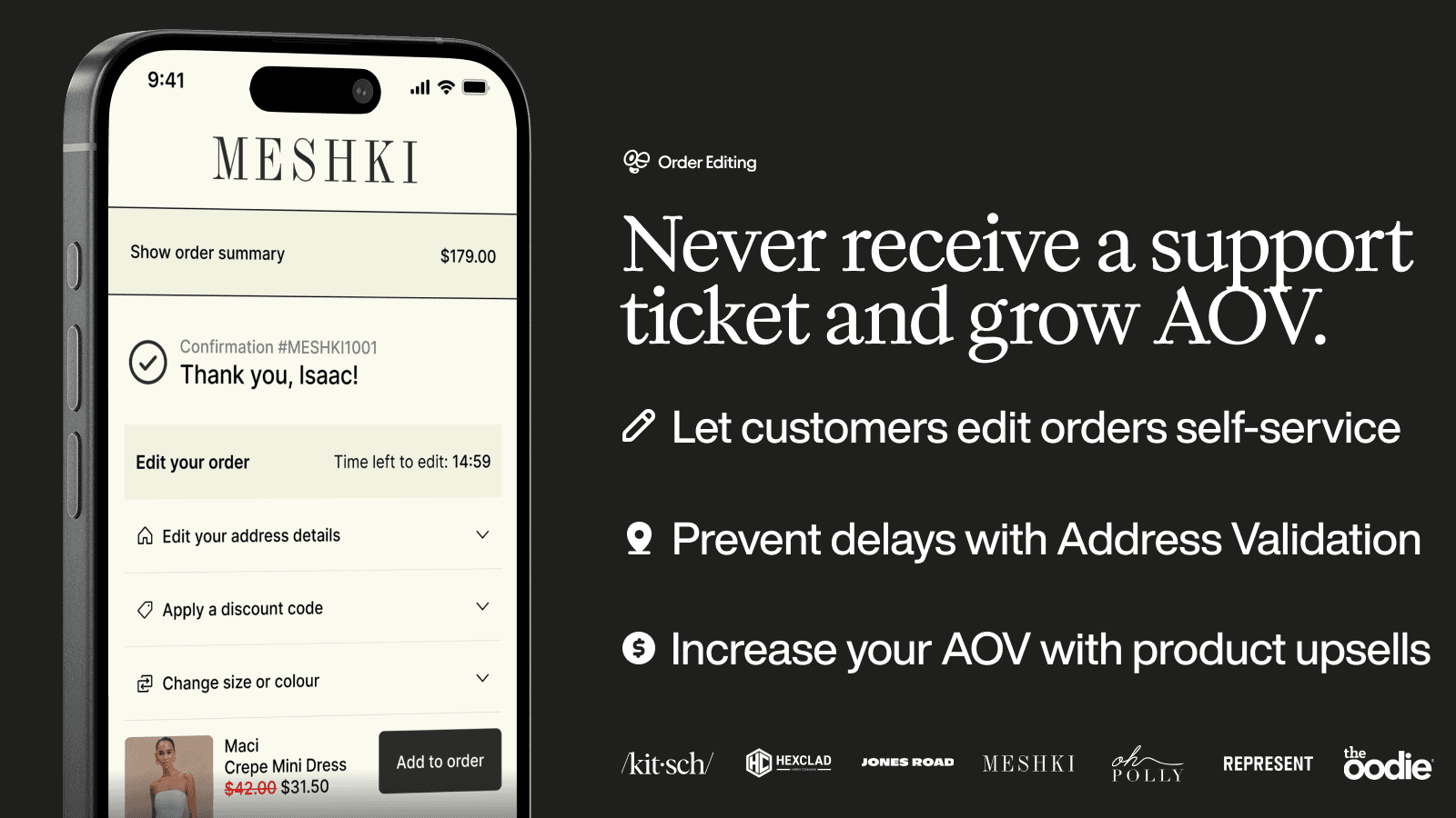 OrderEditing.com screenshot 1