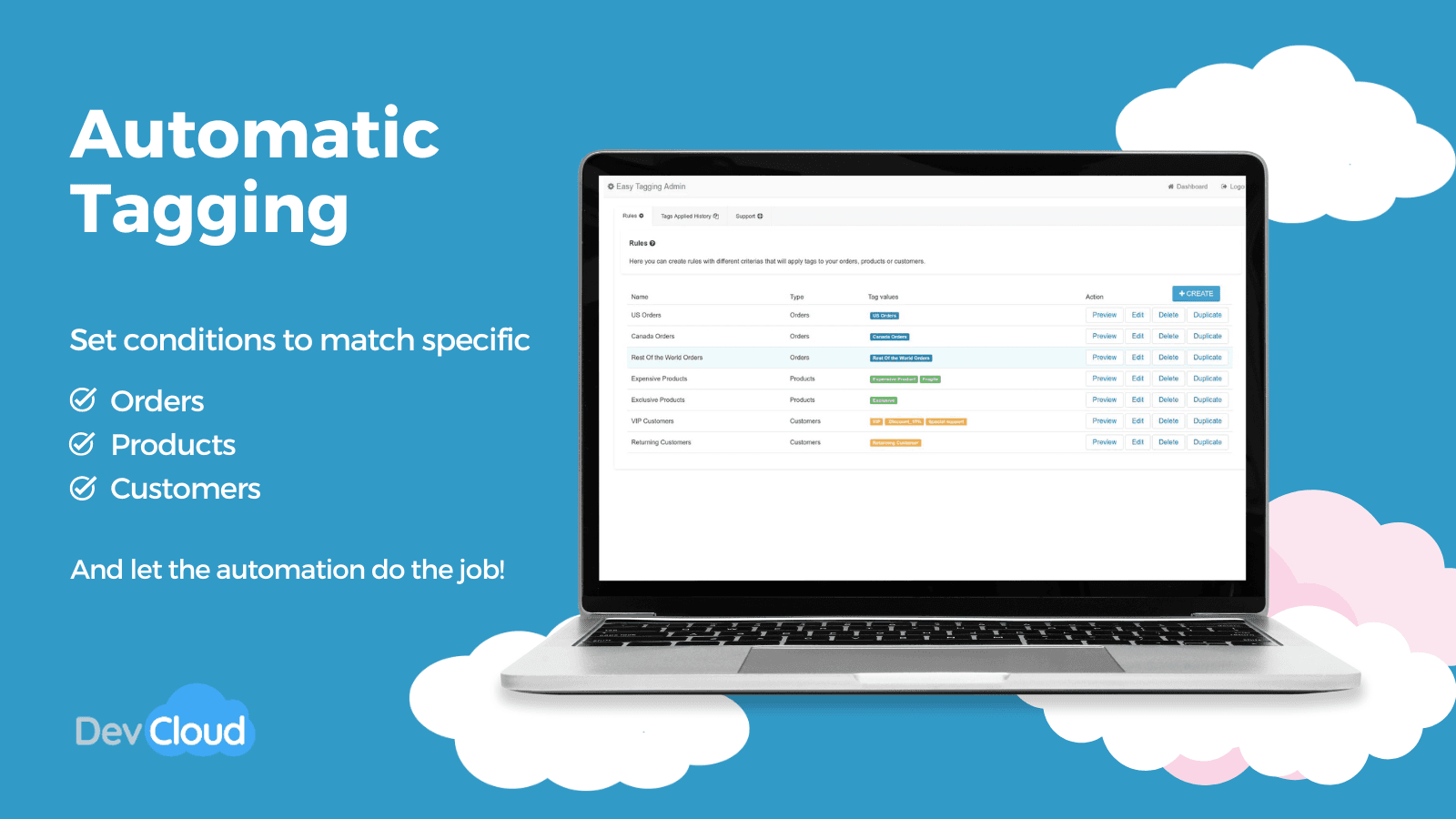 Easy Tagging by DevCloud screenshot 1