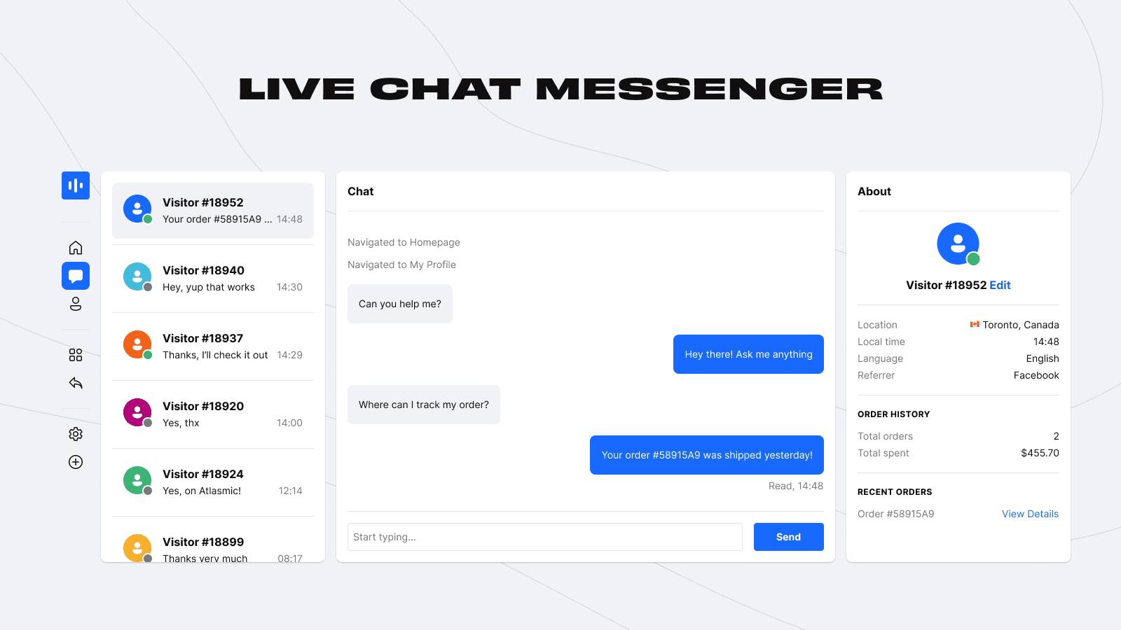 Atlasmic Live Chat & Helpdesk screenshot 2