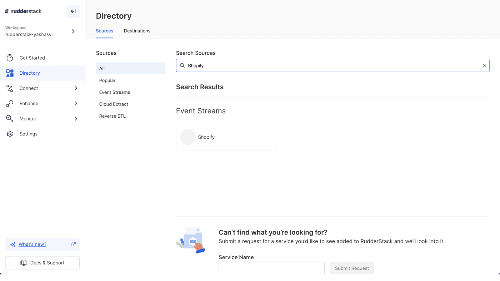 RudderStack screenshot 2