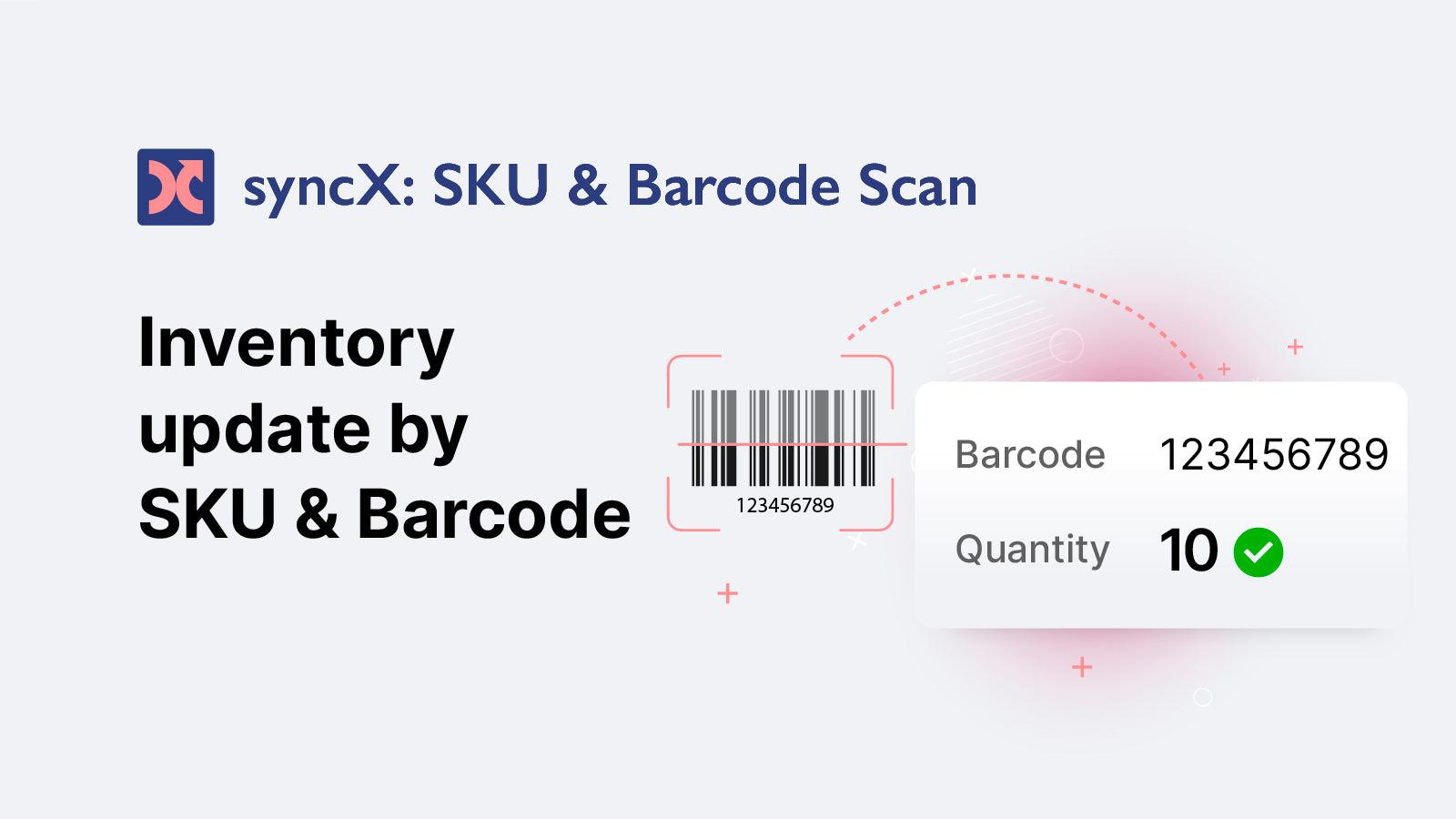 syncX: Easy SKU & Barcode Scan screenshot 1