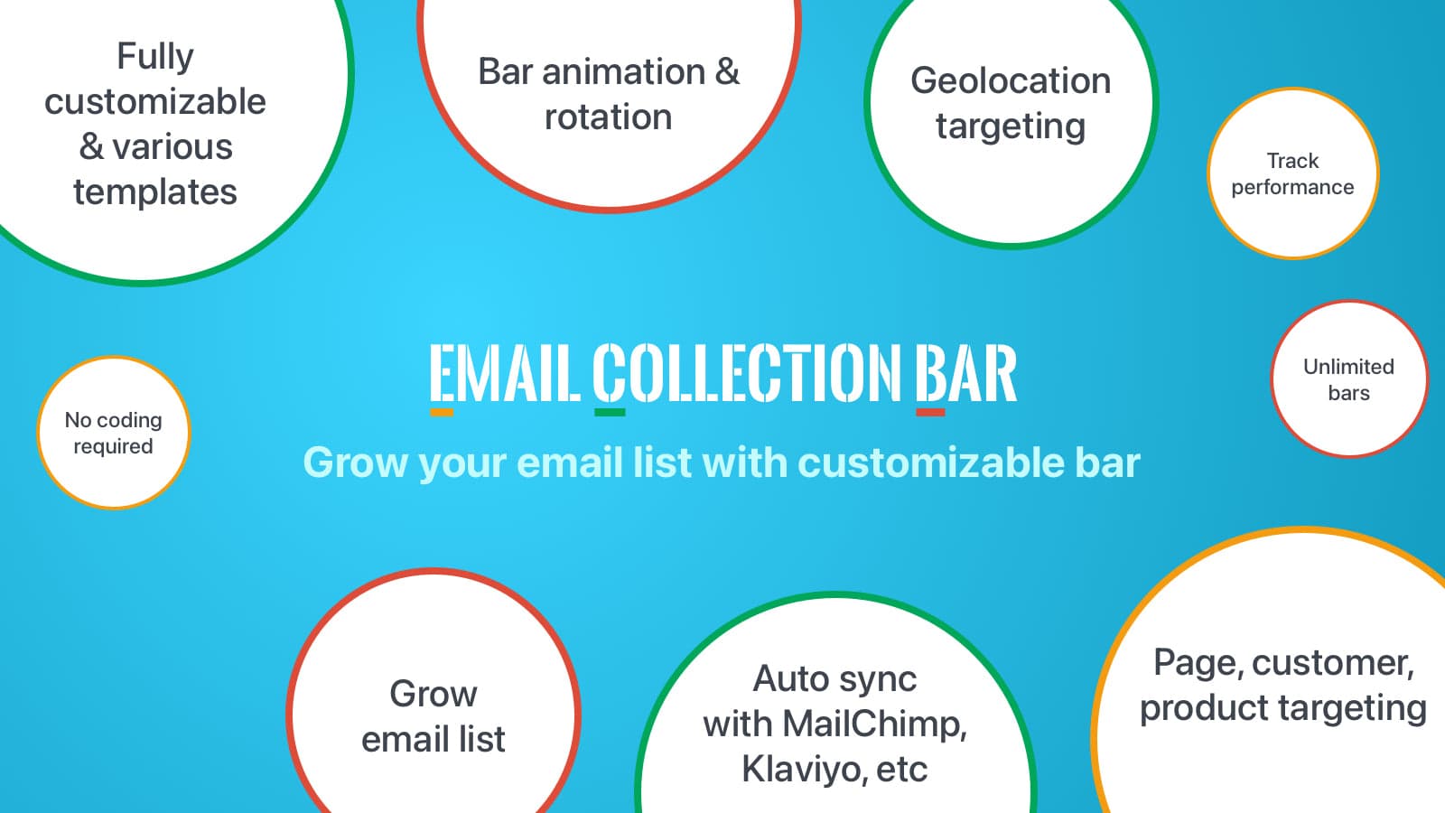 Hextom: Email Collection Bar screenshot 1