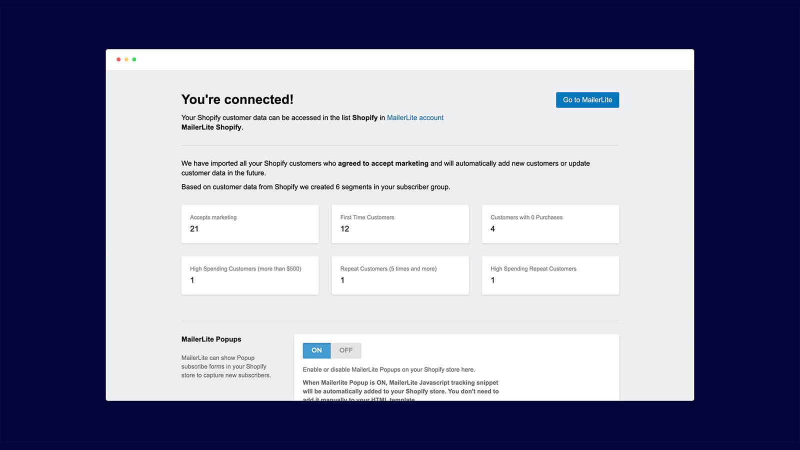 MailerLite Classic screenshot 2