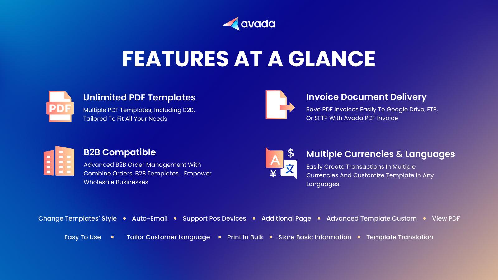 AG Order Printer ‑ PDF Invoice screenshot 1