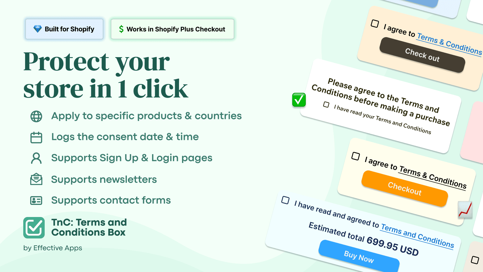 TnC: Terms and Conditions Box screenshot 1