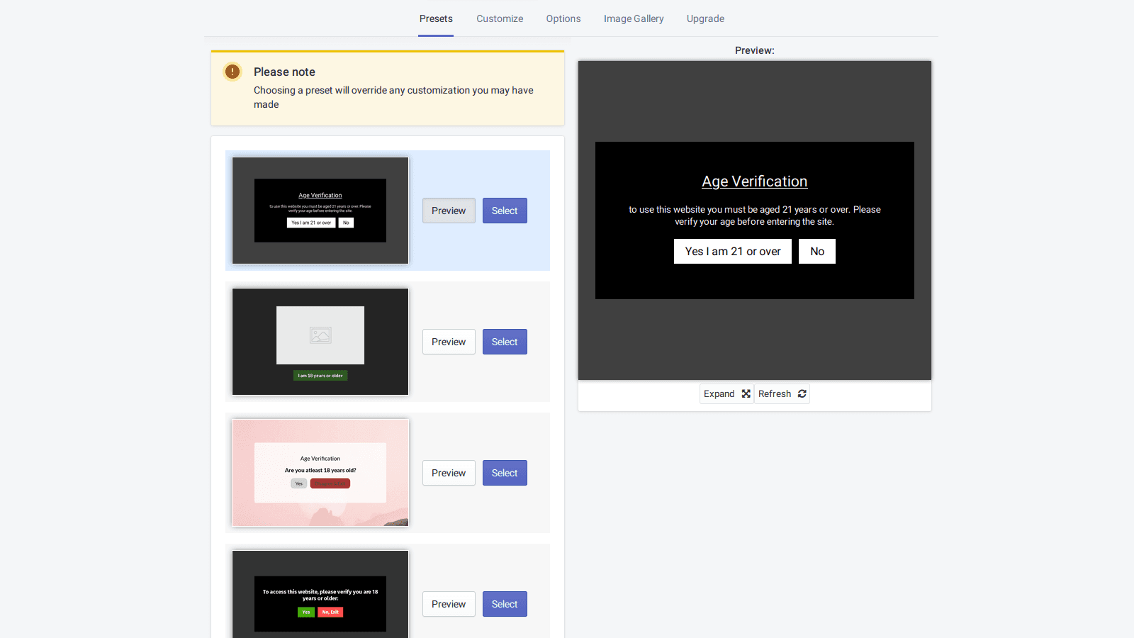 Cinaberi AgePass screenshot 2