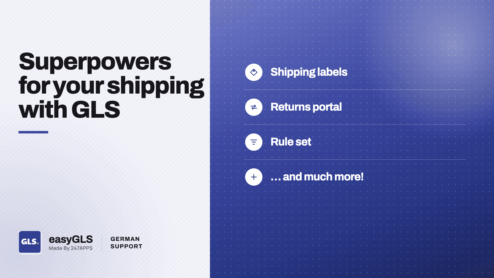 GLS Shipping | easyGLS screenshot 1