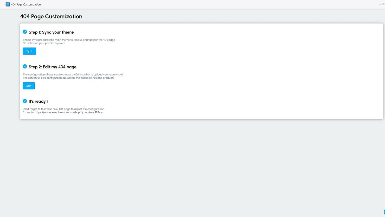 Spicy 404 Customizer screenshot 2