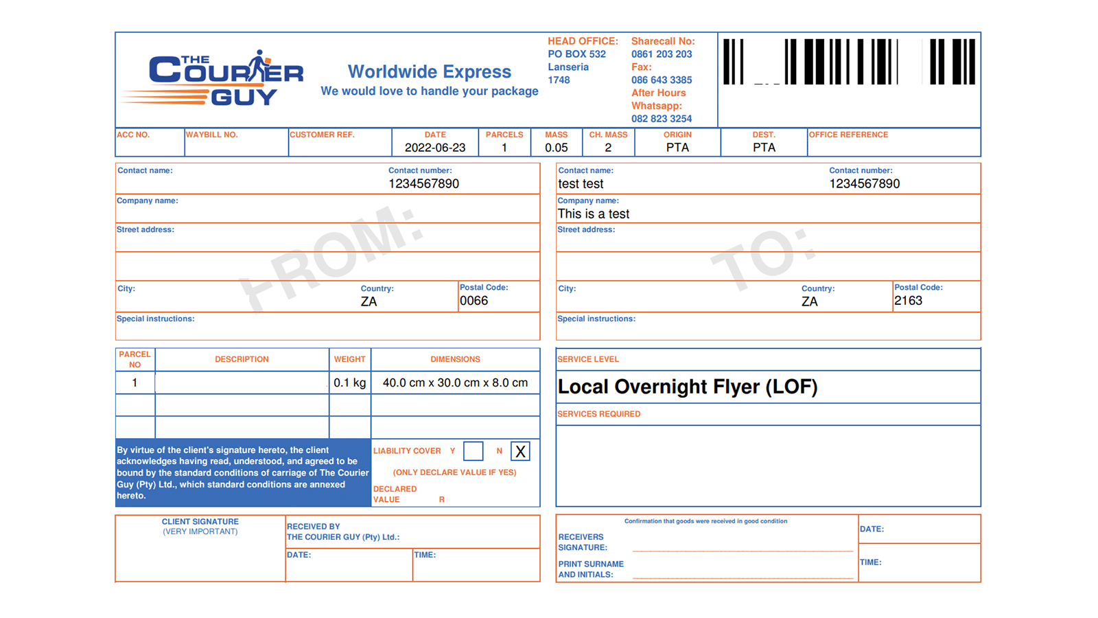 The Courier Guy screenshot 2