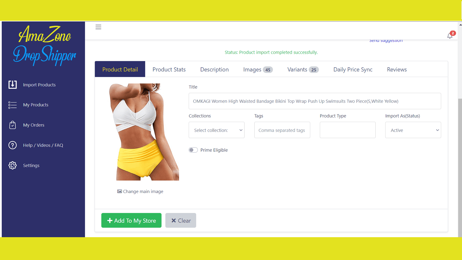 AmaZone DropShipper + Walmart screenshot 2