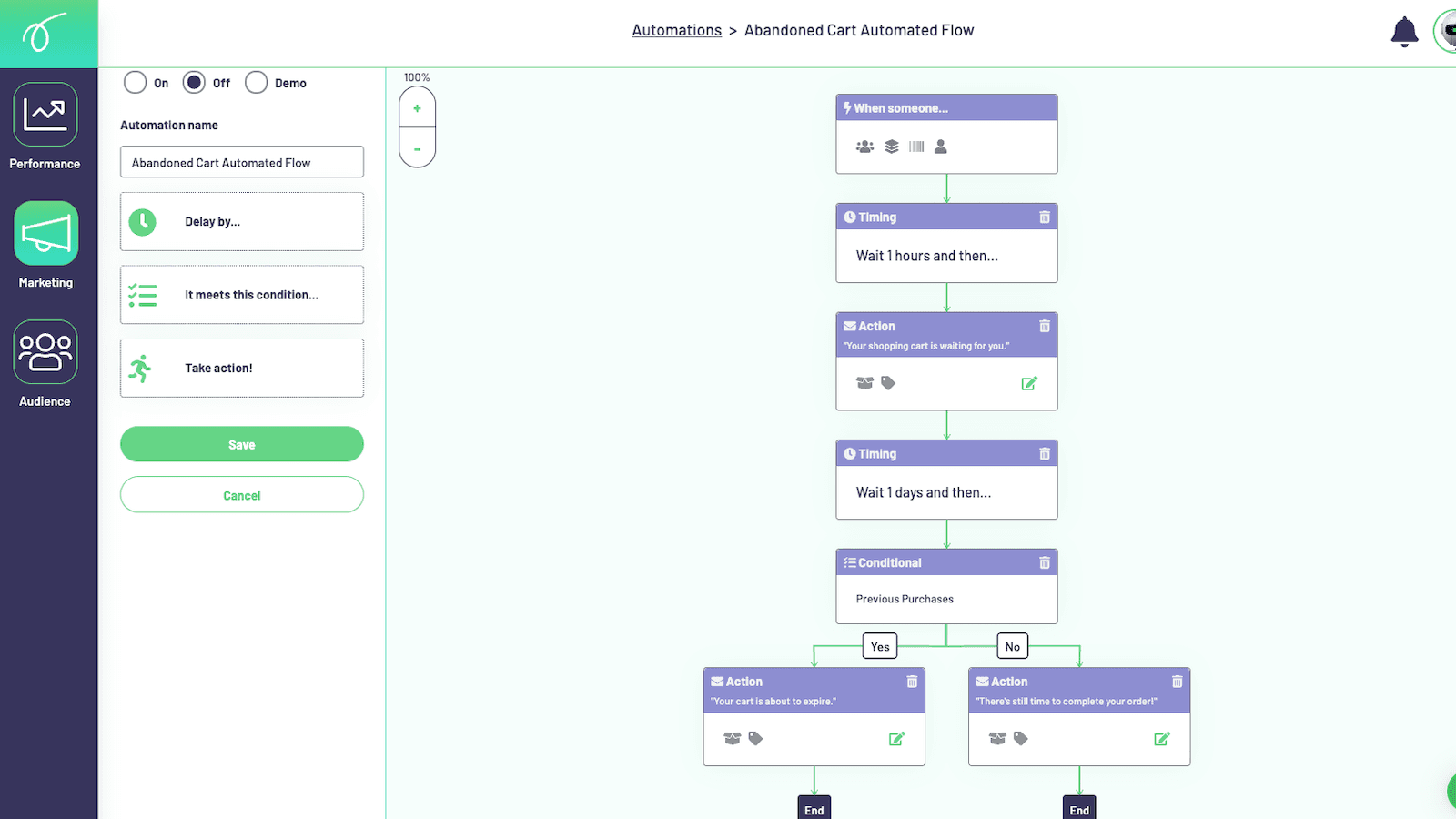 Springbot screenshot 2