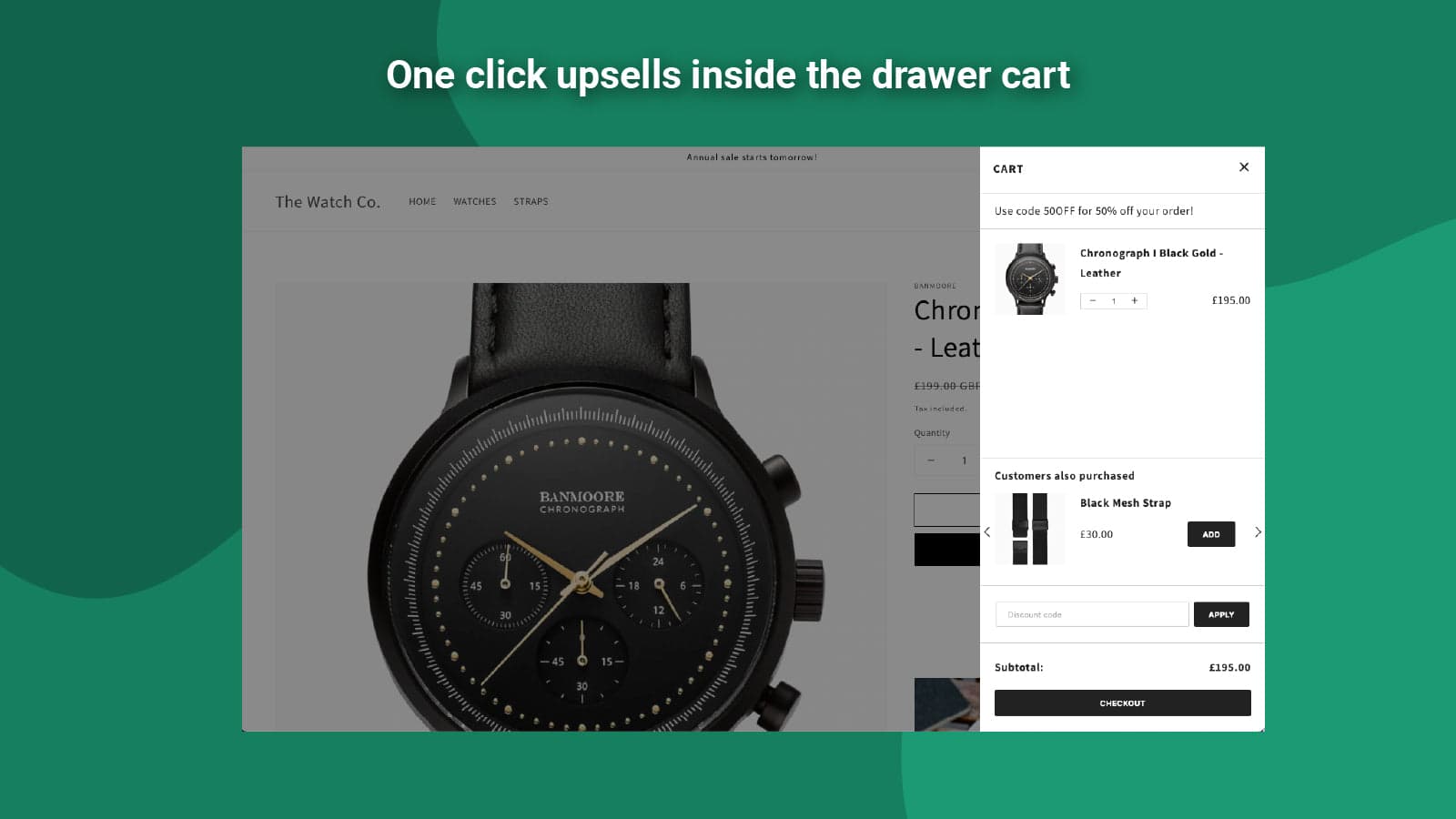 Cartix Cart Discount + Upsell screenshot 2