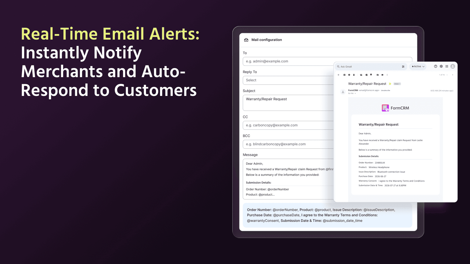 FormCRM Contact Form Builder screenshot 2