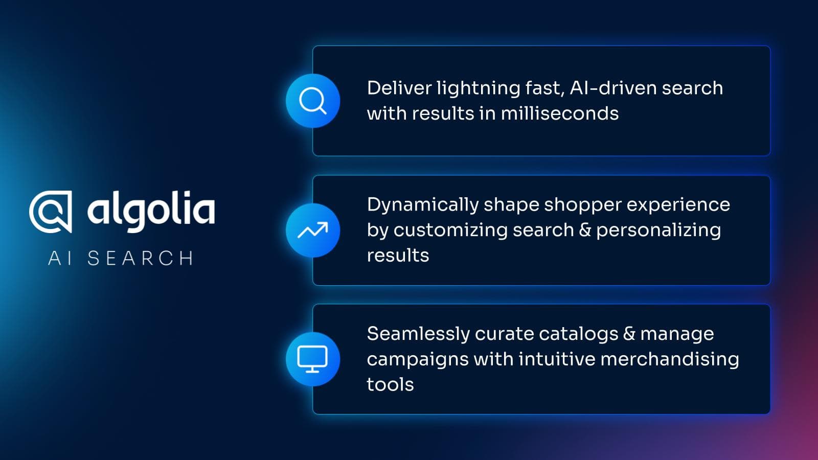 Algolia AI Search & Discovery screenshot 1