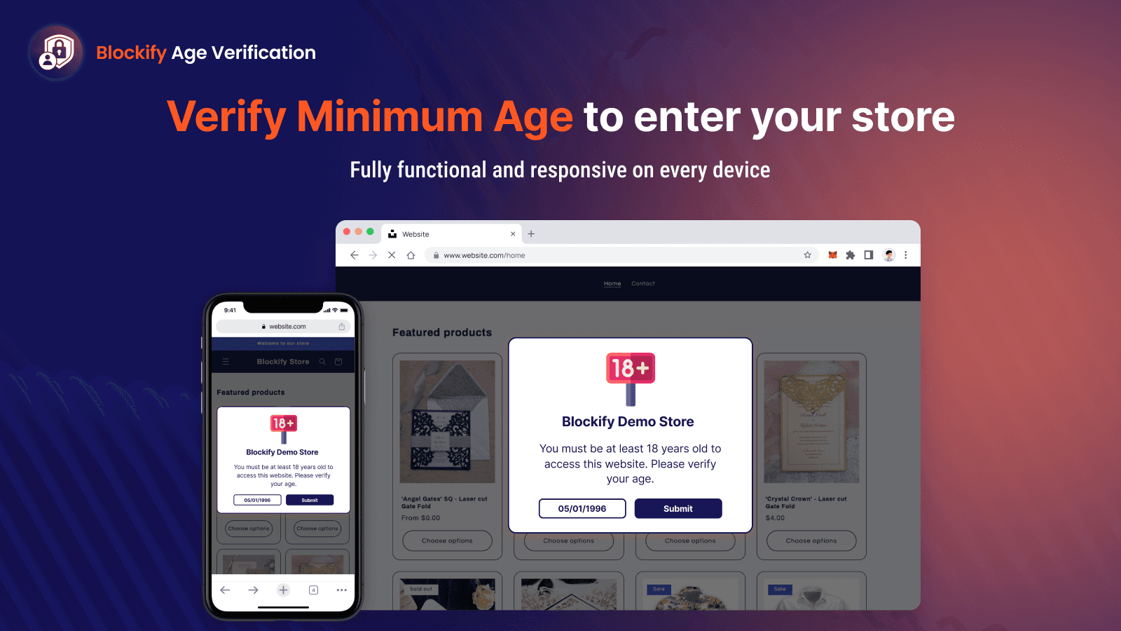 Blockify Age Verification 18+ screenshot 2