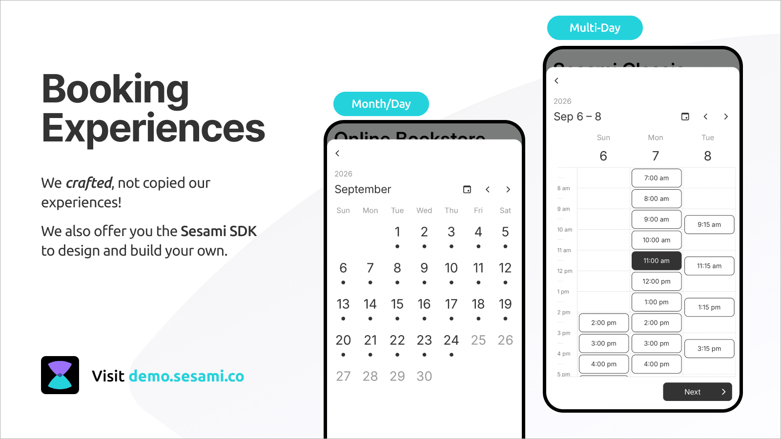 Sesami Booking Platform screenshot 2