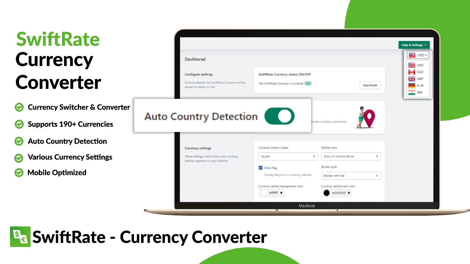 SwiftRate ‑ Currency Converter screenshot 1