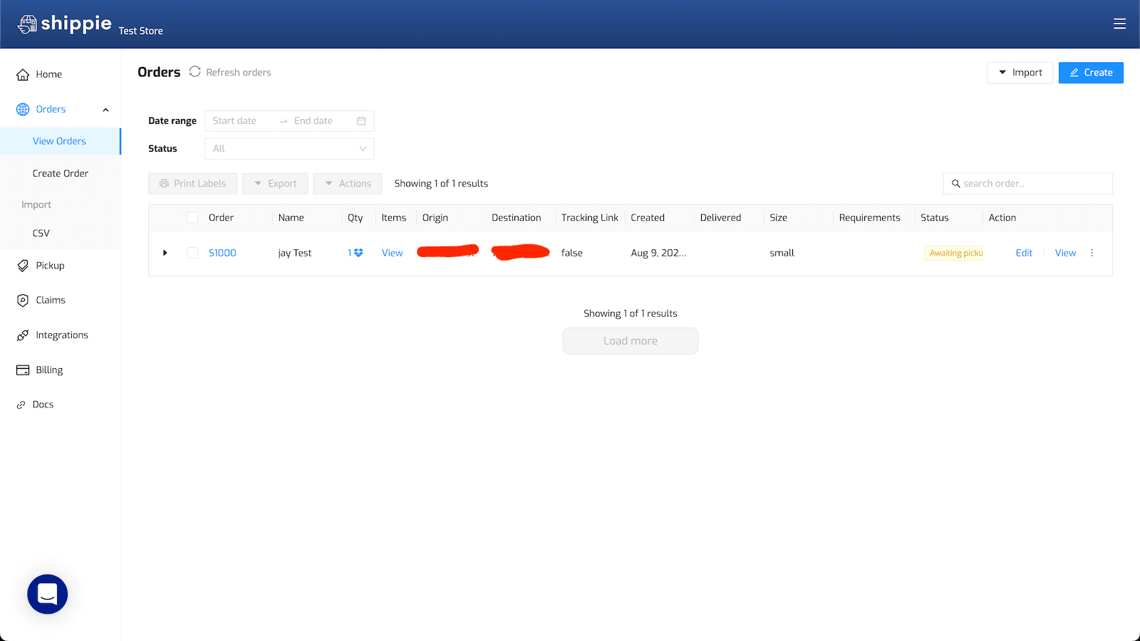 Shippie screenshot 2