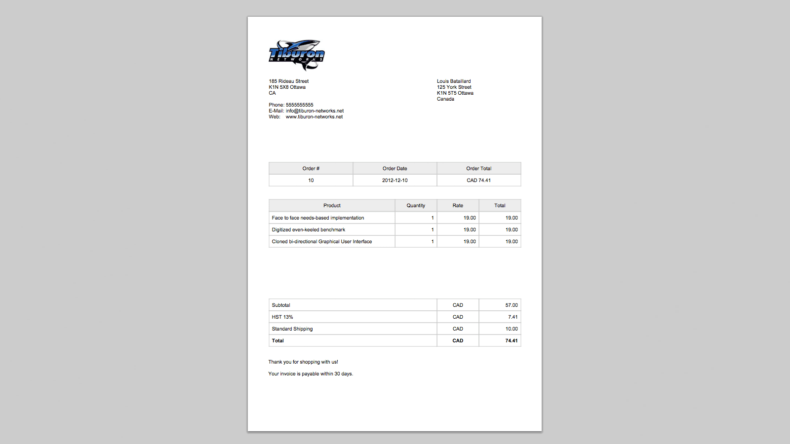 Invoicify ‑ Automatic Invoices screenshot 1