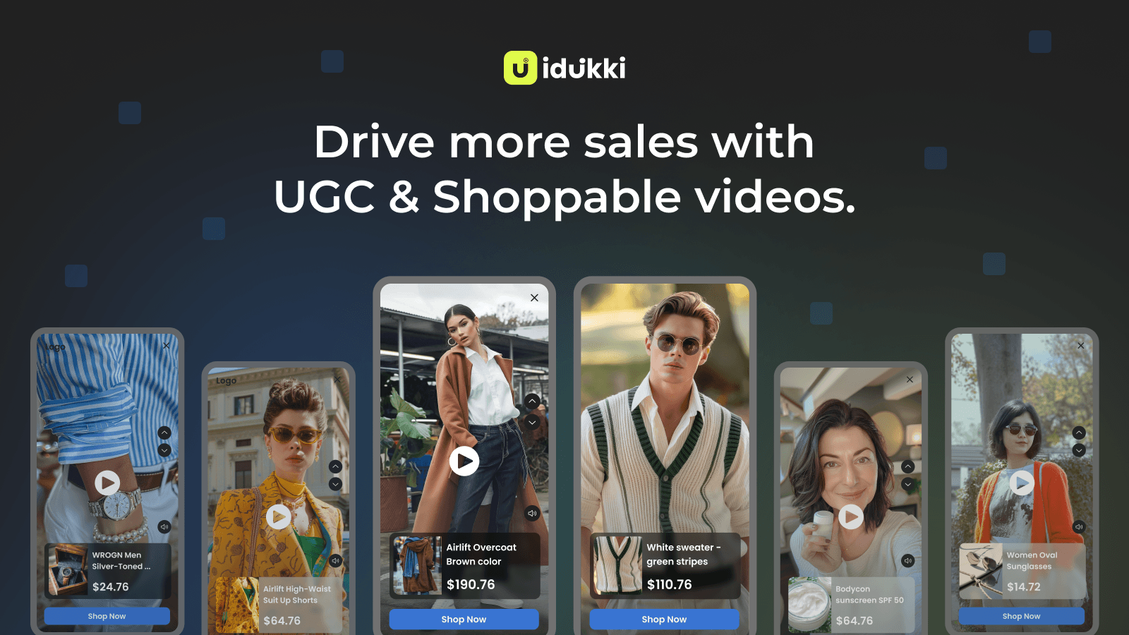 Idukki‑ Shoppable Videos & UGC screenshot 1