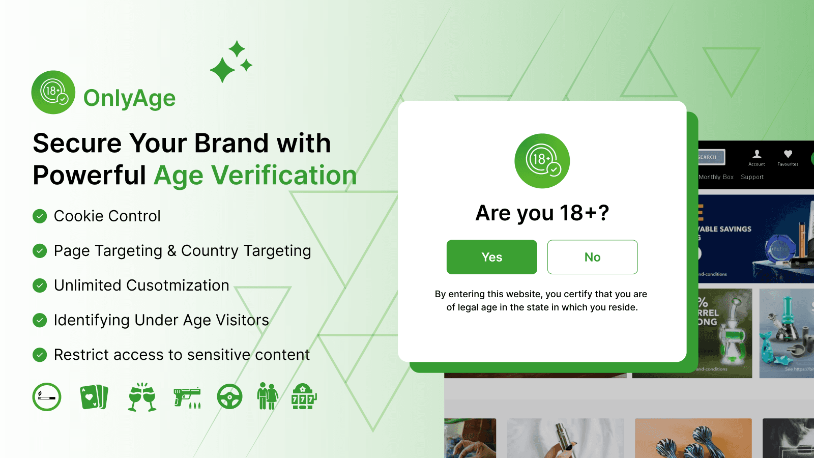 Age Verification ‑ Onlyage 18+ screenshot 1