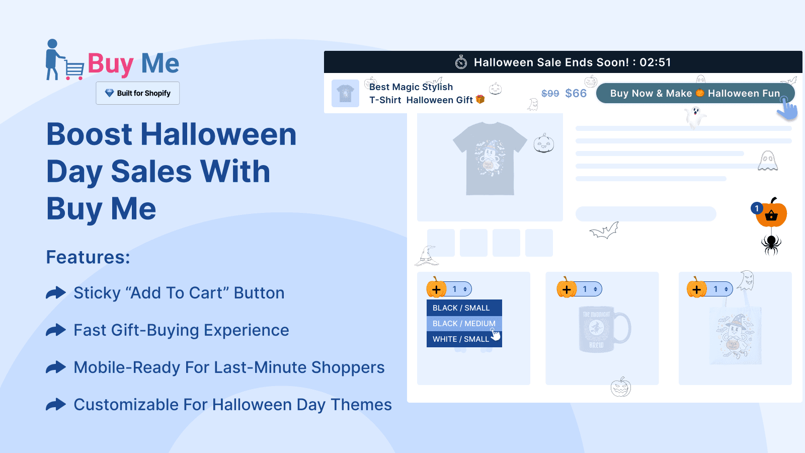 Buy Me: Sticky Add To Cart Bar screenshot 1