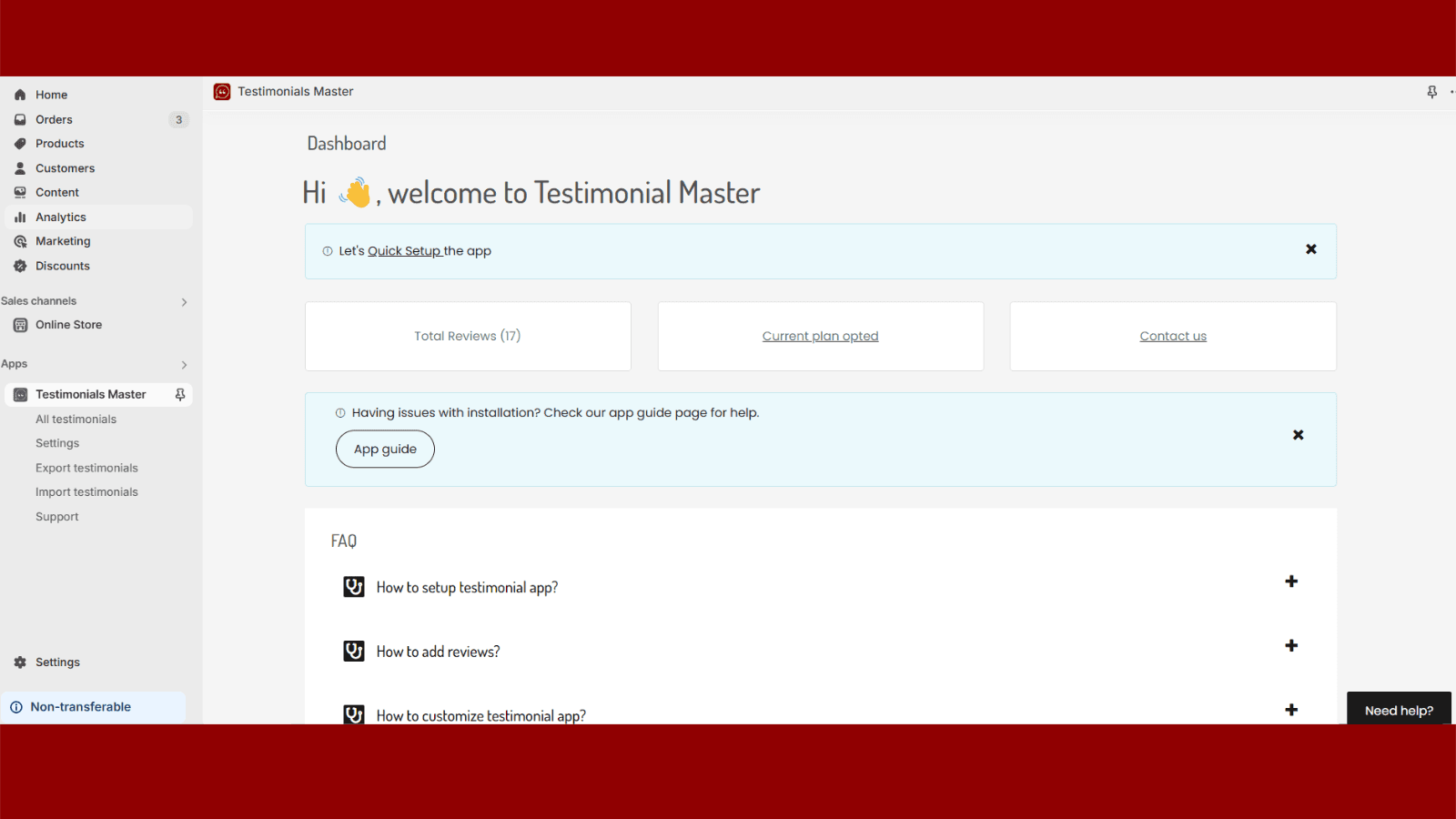 Testimonials Master screenshot 2