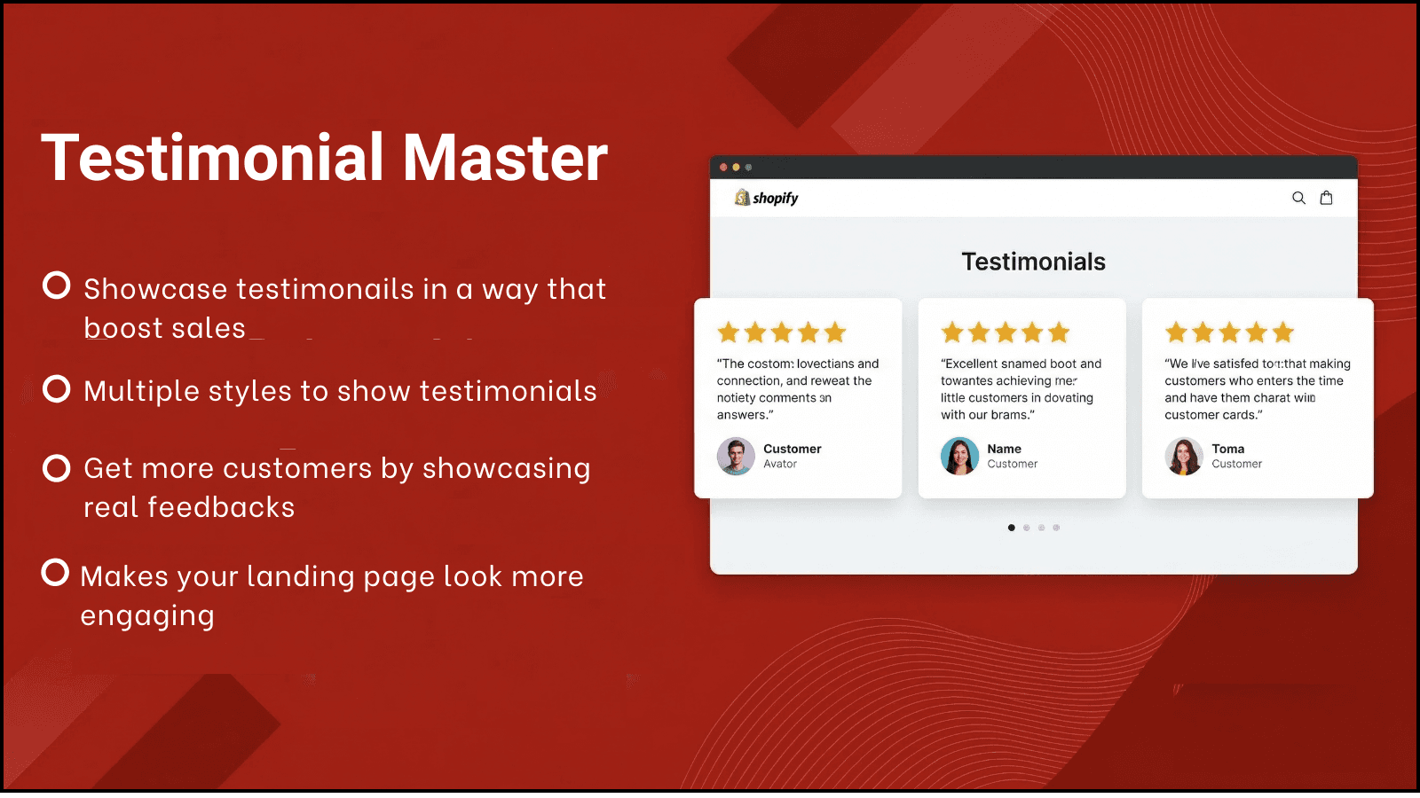 Testimonials Master screenshot 1