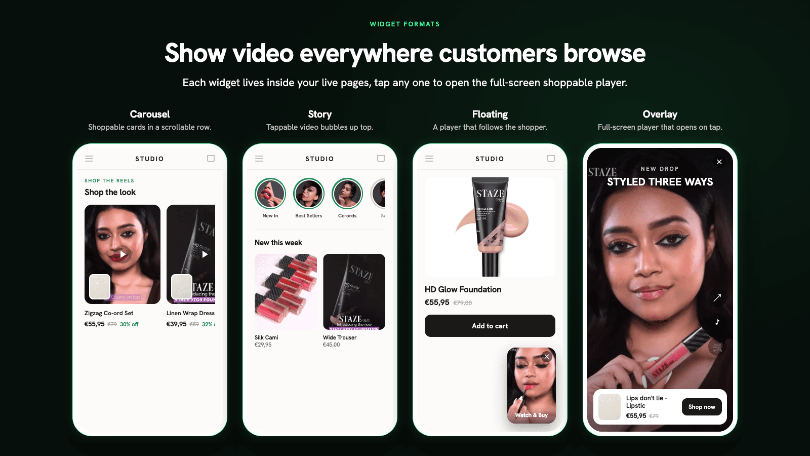Quinn Shoppable Videos & Reels screenshot 2