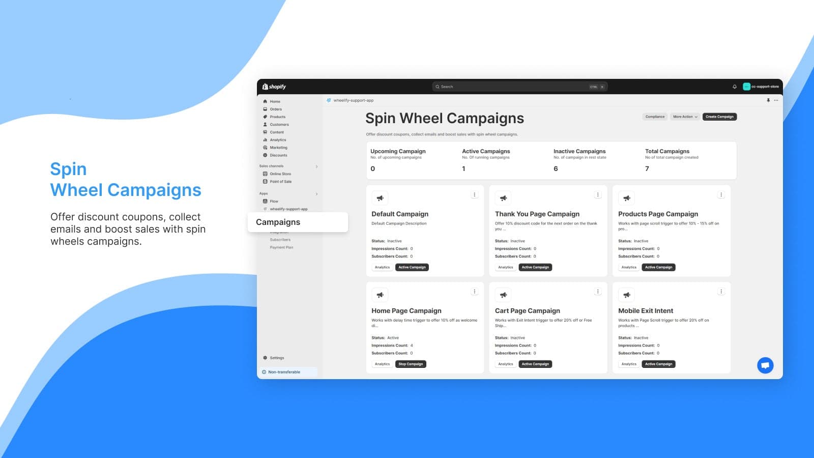 Wheelify Spin Wheel Email Pop screenshot 1