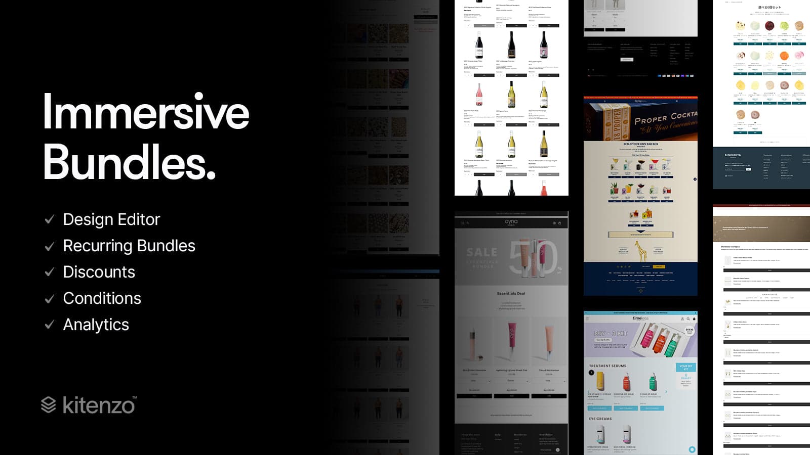 Kitenzo ‑ Full Page Bundles screenshot 1